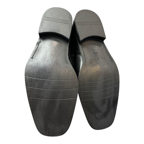 New Mezlan Shaw Men's Black Leather Lace-up Oxford Dress Shoes 11.5 11.5W - Picture 6 of 7